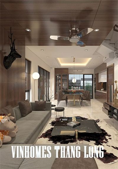 Thiết kế nội thất biệt thự Vinhomes Thăng Long