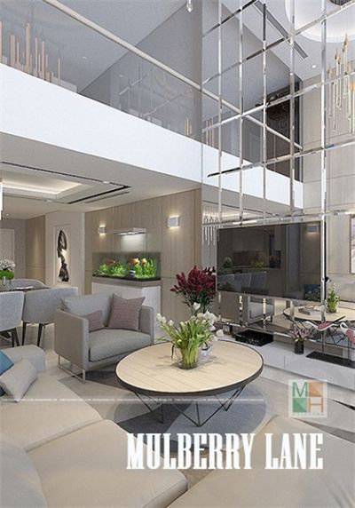 Thiết kế nội thất chung cư hiện đại duplex Mulberry Lane